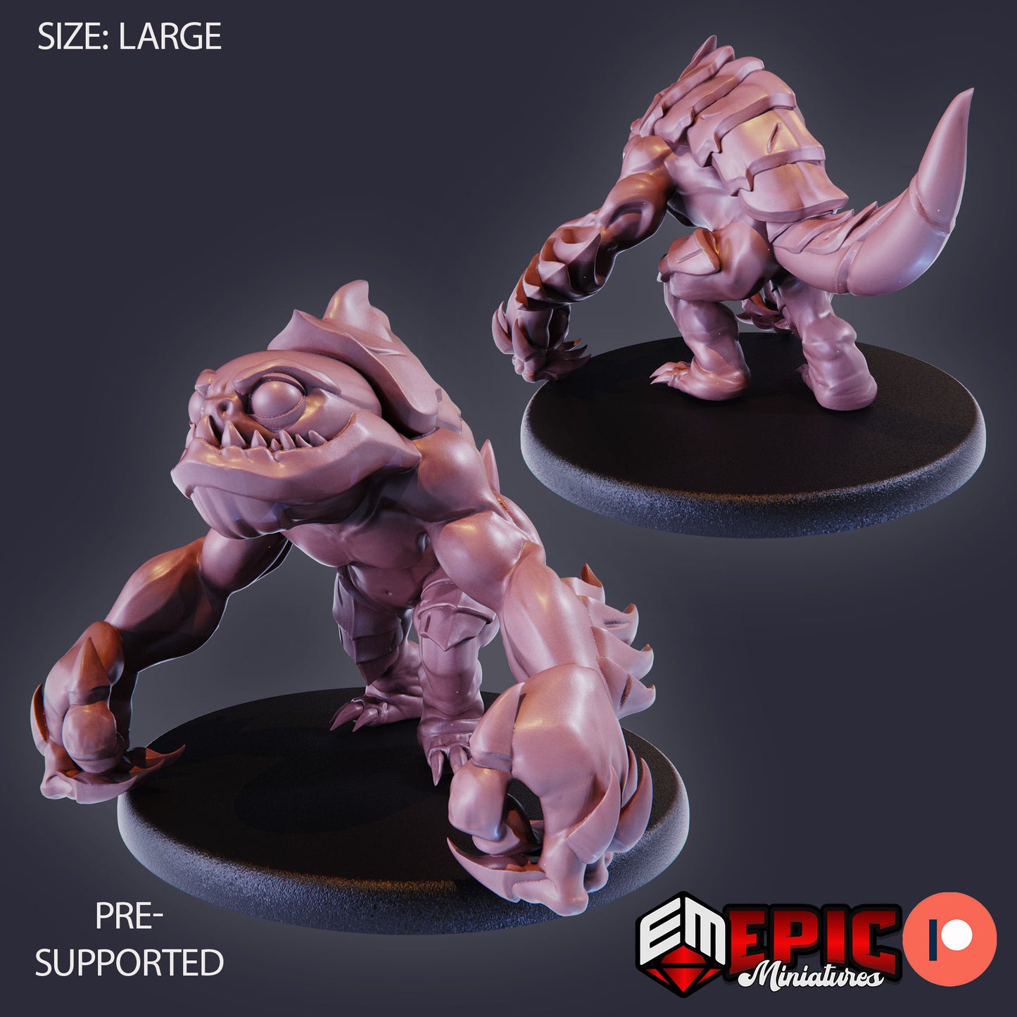 3D Resin Miniature Swamp Abomination - D&D Epic Miniatures