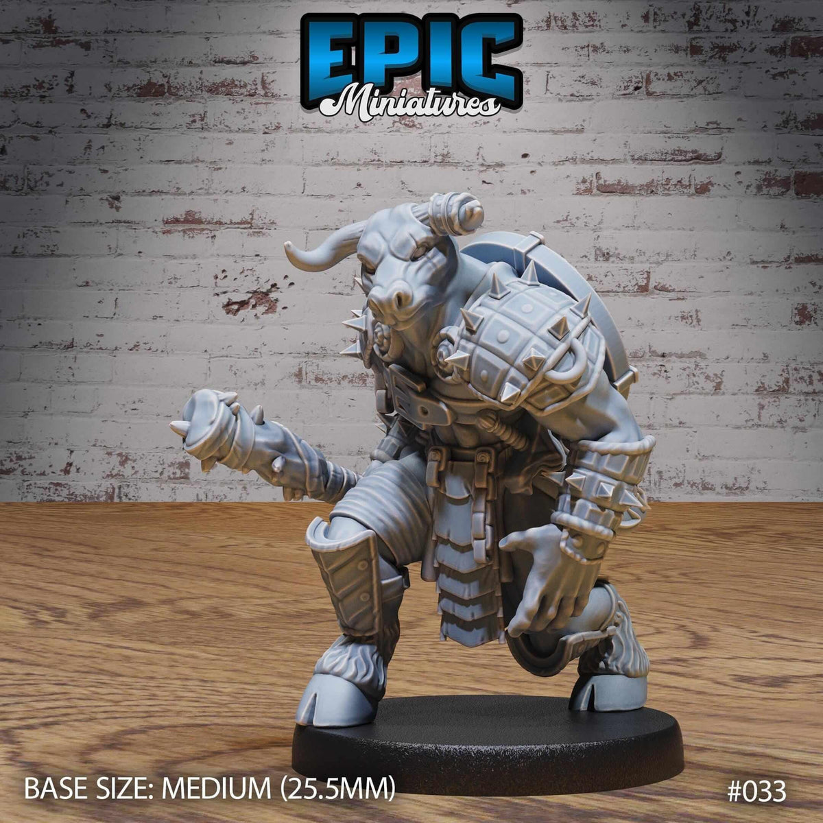 Minotaur Folk Tribe - D&D Epic Miniatures and Dragons