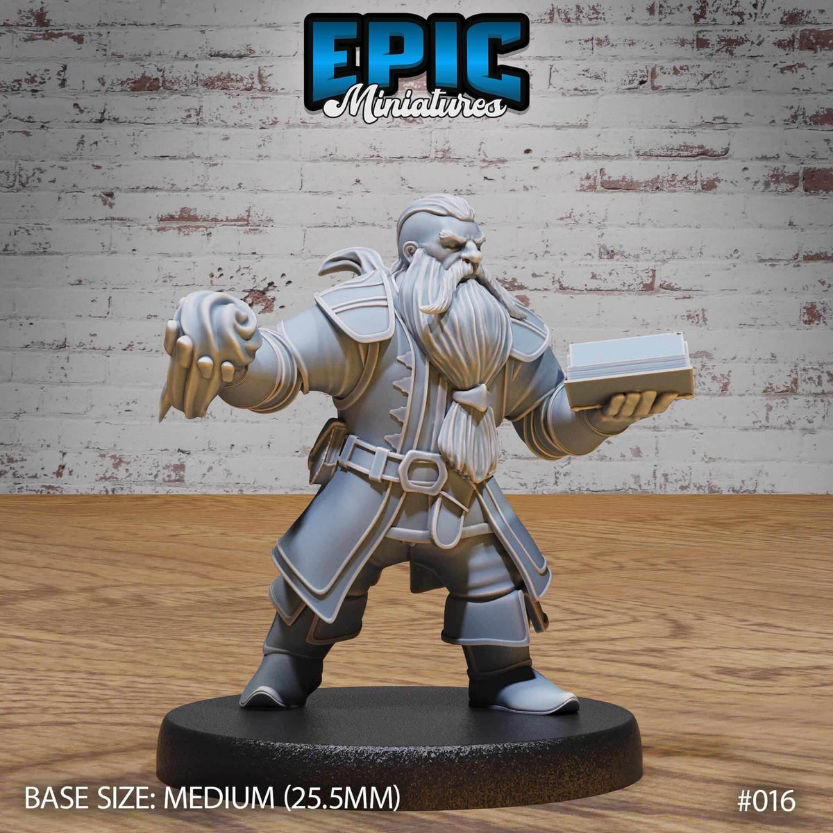 Dwarf Sorcerer - Epic Miniatures - Dungeons and Dragons