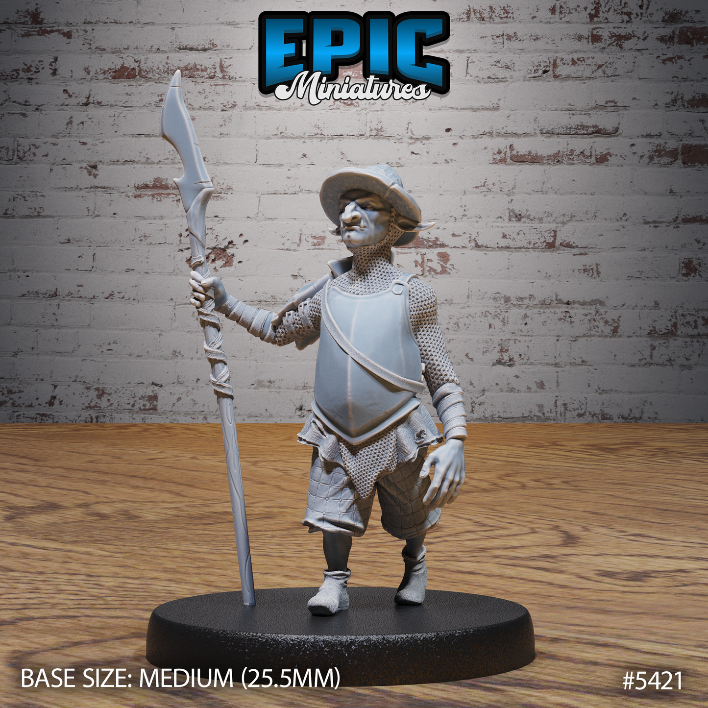 3D Resin Miniature Goblin Guard - D&D Epic Miniatures