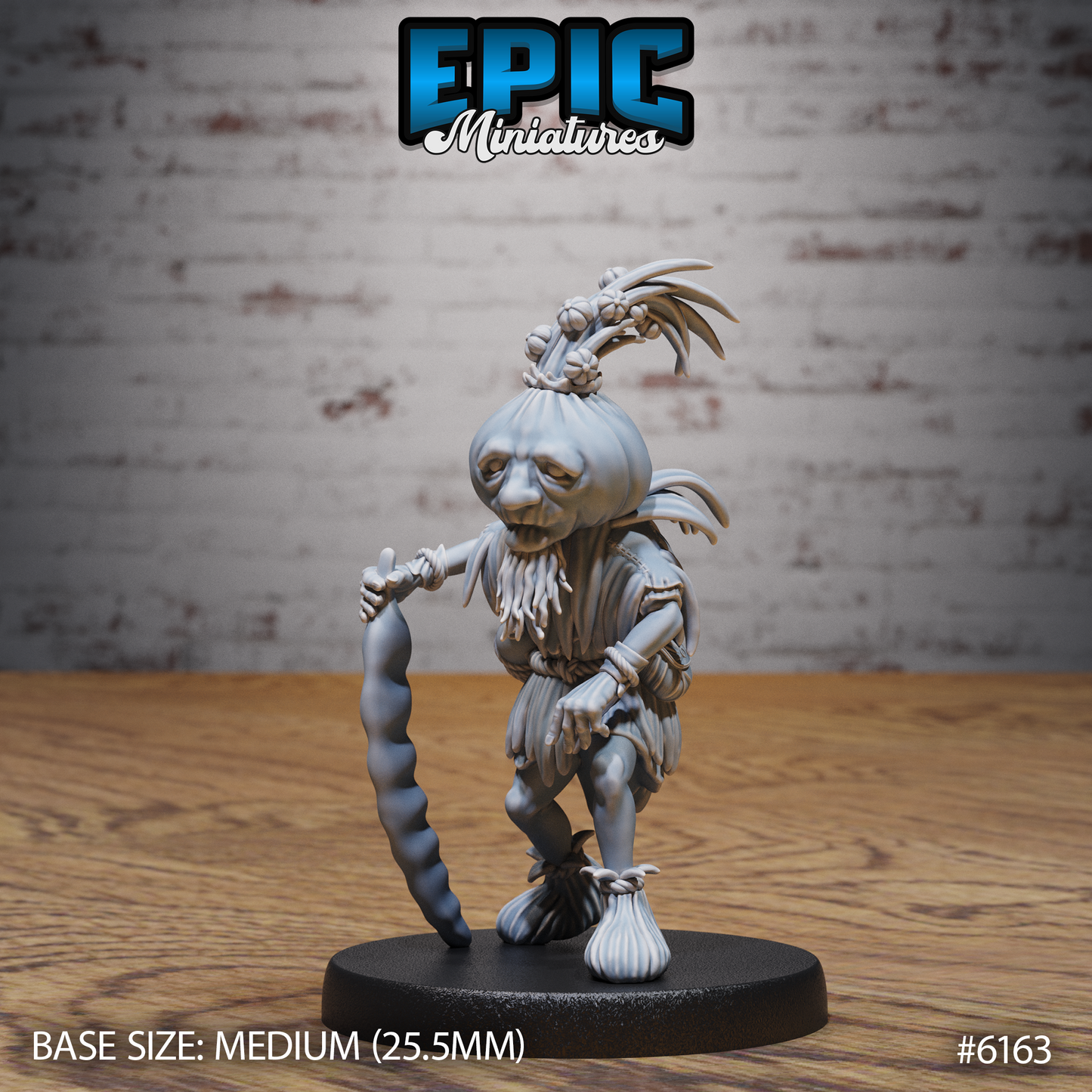 3D Resin Miniature Garlic Druid - D&D Epic Miniatures