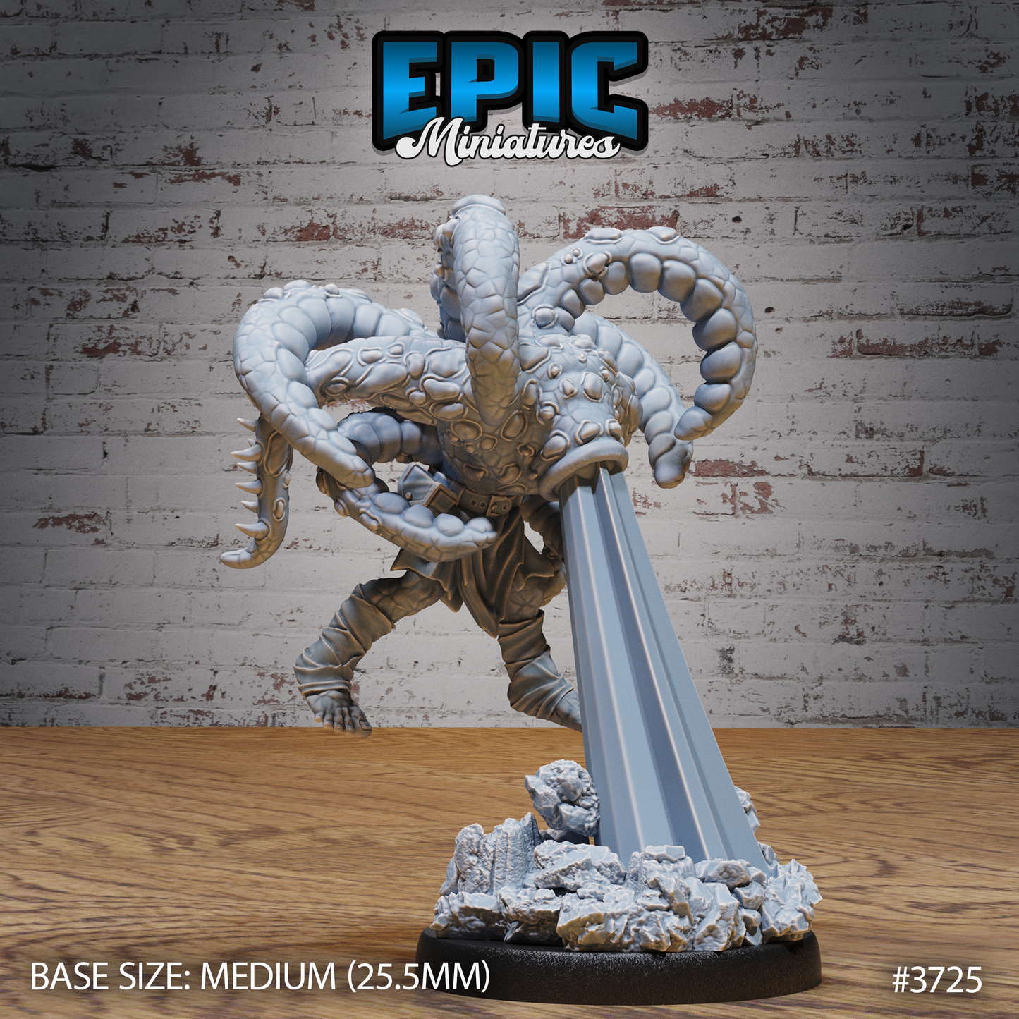 3D Resin Miniature Tentacle Folk - D&D Epic Miniatures