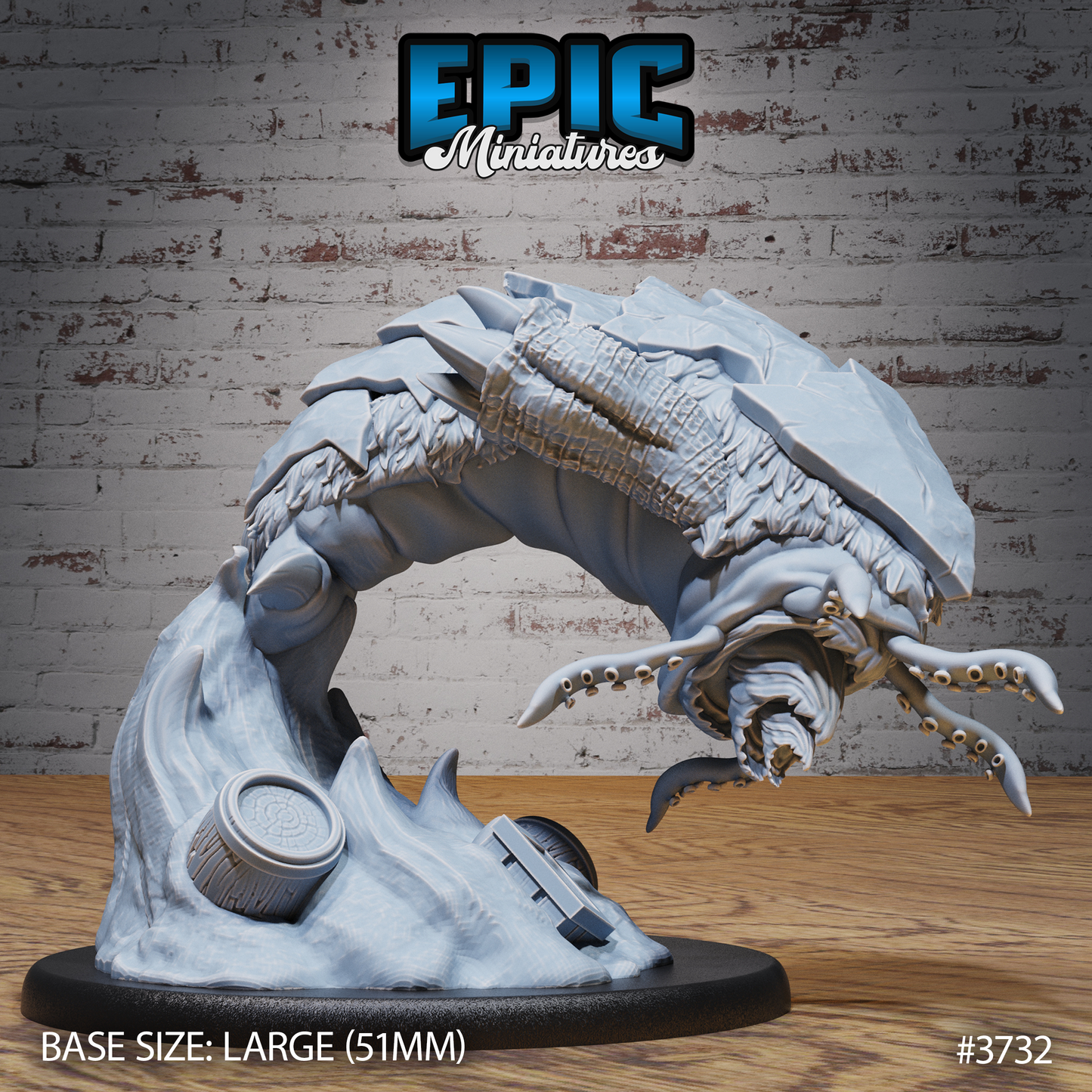 3D Resin Miniature Subterranean Horror - D&D Epic Miniatures