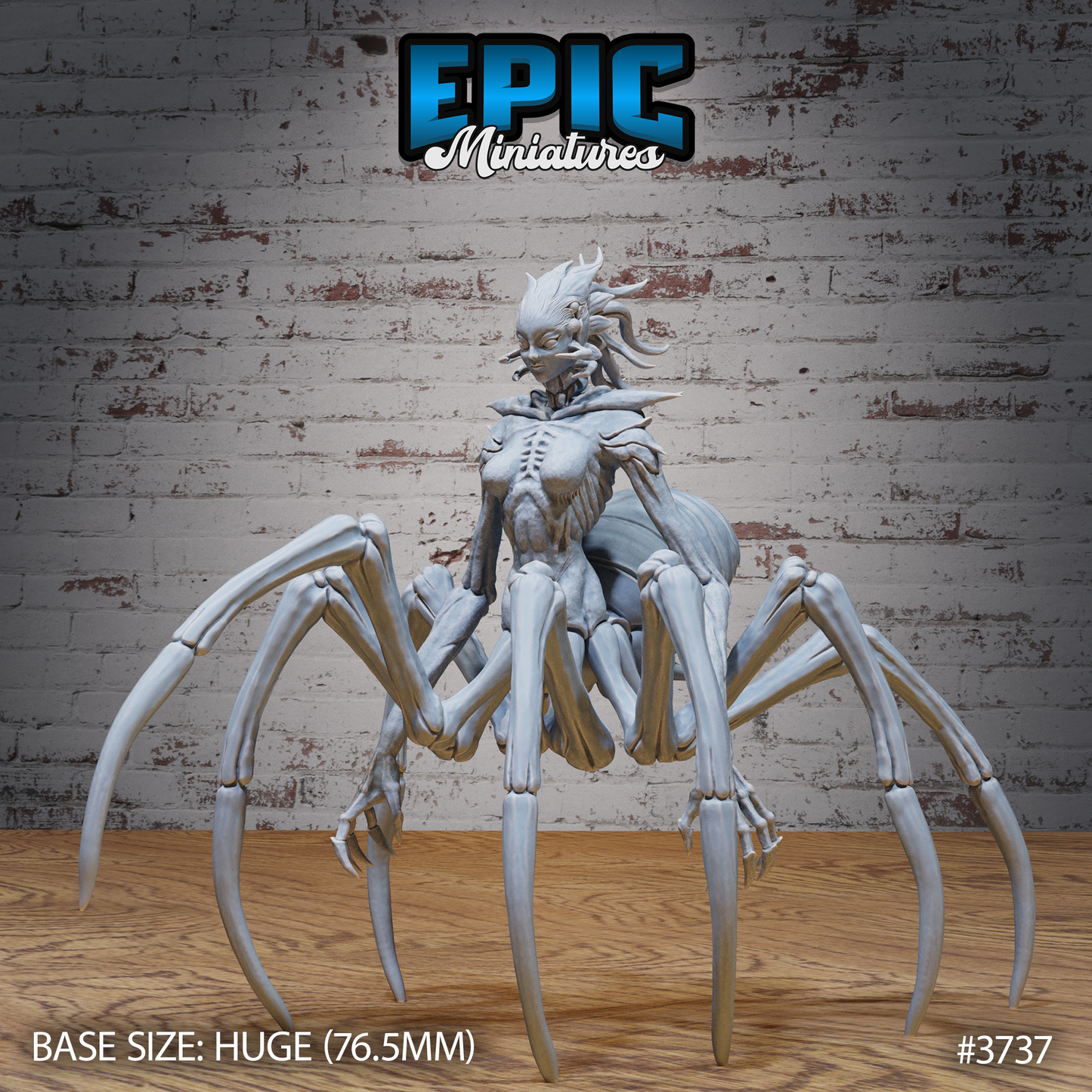 3D Resin Miniature Leng Spider Queen - D&D Epic Miniatures