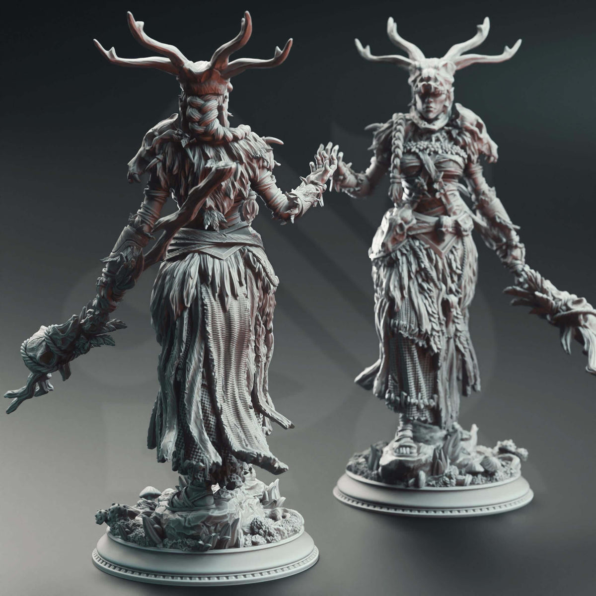 Goliath Druid Elder - Turak'tali - 3D Printed Resin RPG/Tabletop/Boardgames Miniature DM Stash