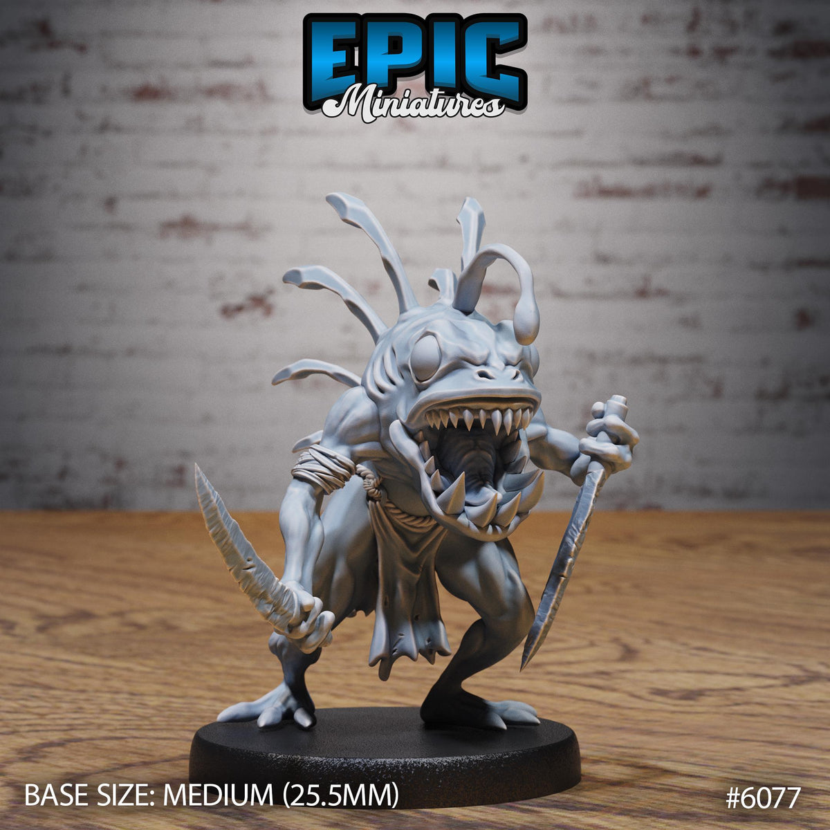 3D Resin Miniature Anglerfish Savage - D&D Epic Miniatures