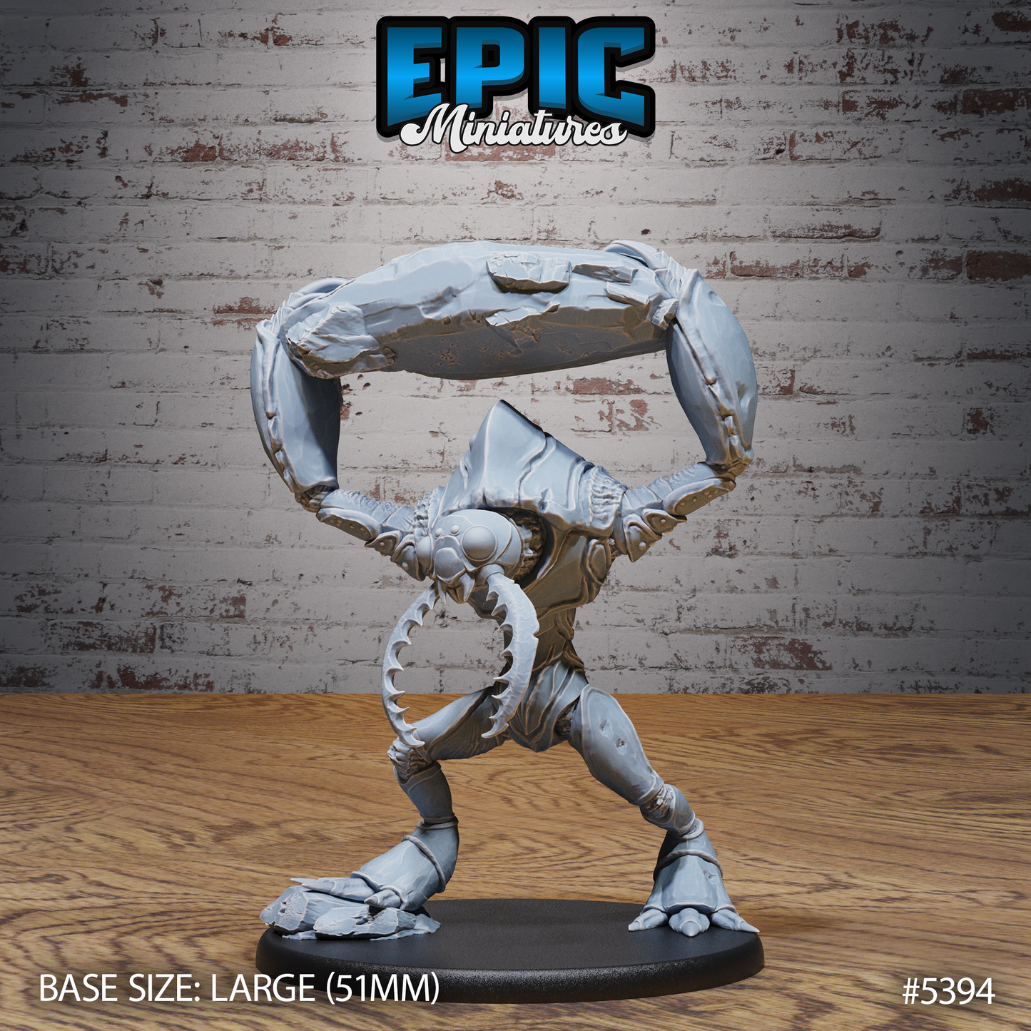 3D Resin Miniature Wild Insect Hulk - D&D Epic Miniatures