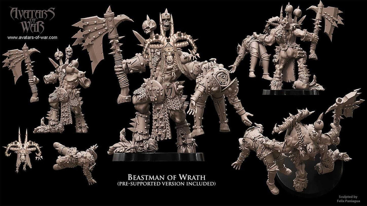 Beastmen Lord of Wrath - Avatars of War