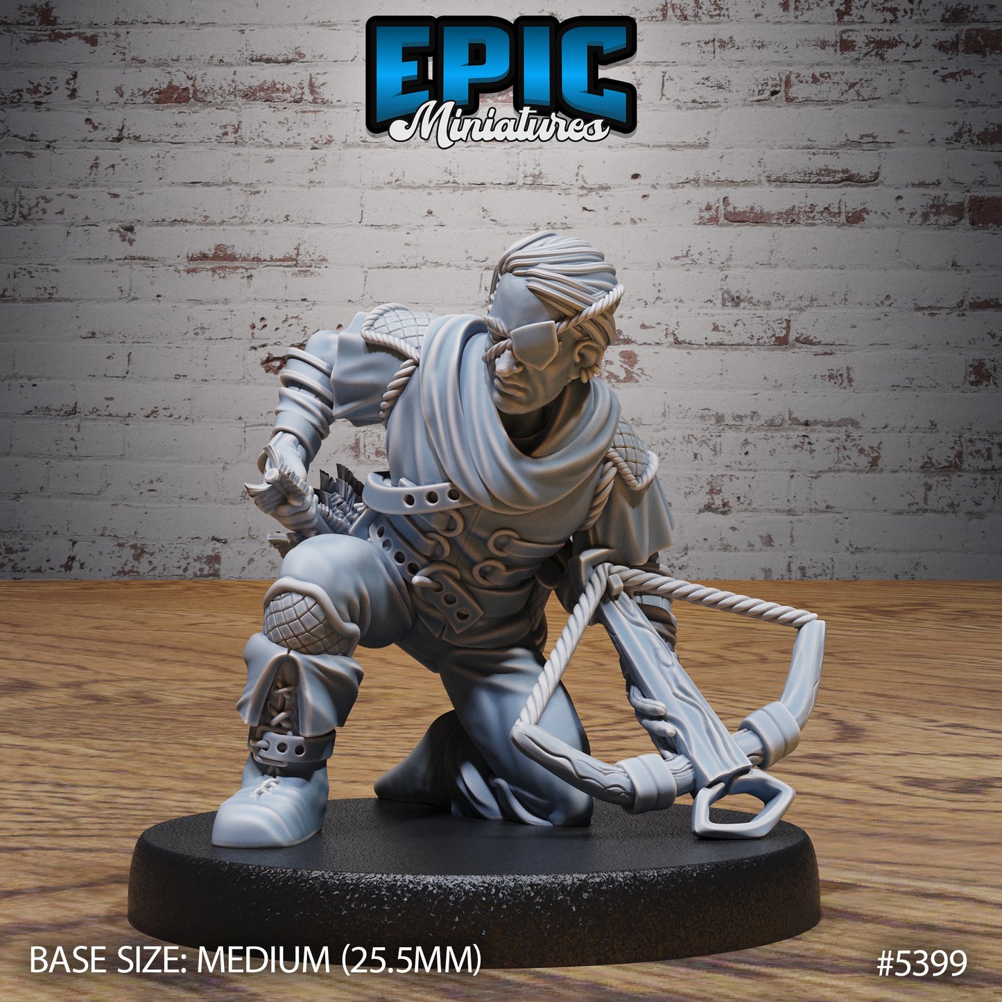 3D Resin Miniature Bandit - D&D Epic Miniatures