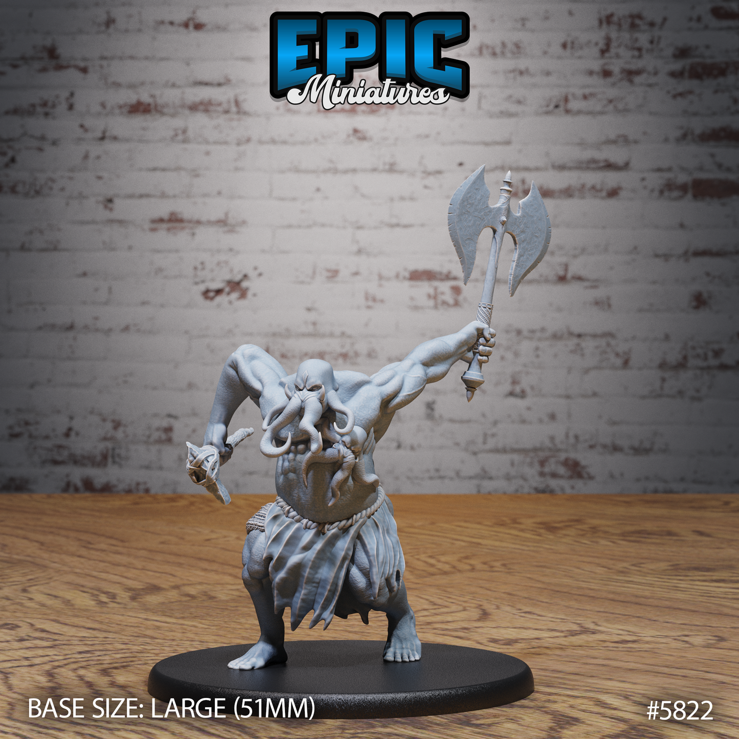 3D Resin Miniature Mind Colloss - D&D Epic Miniatures
