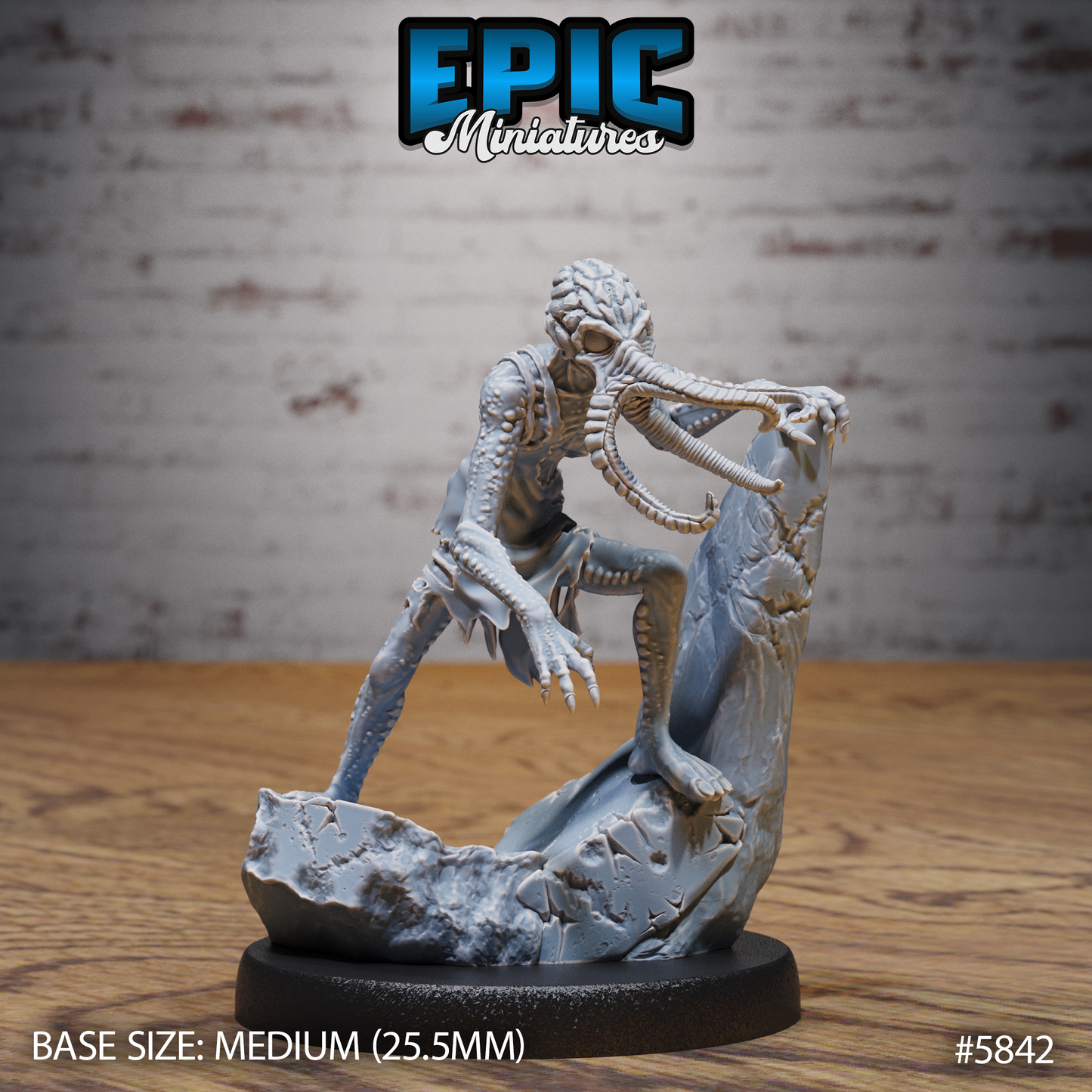 3D Resin Miniature Mind Eater - D&D Epic Miniatures