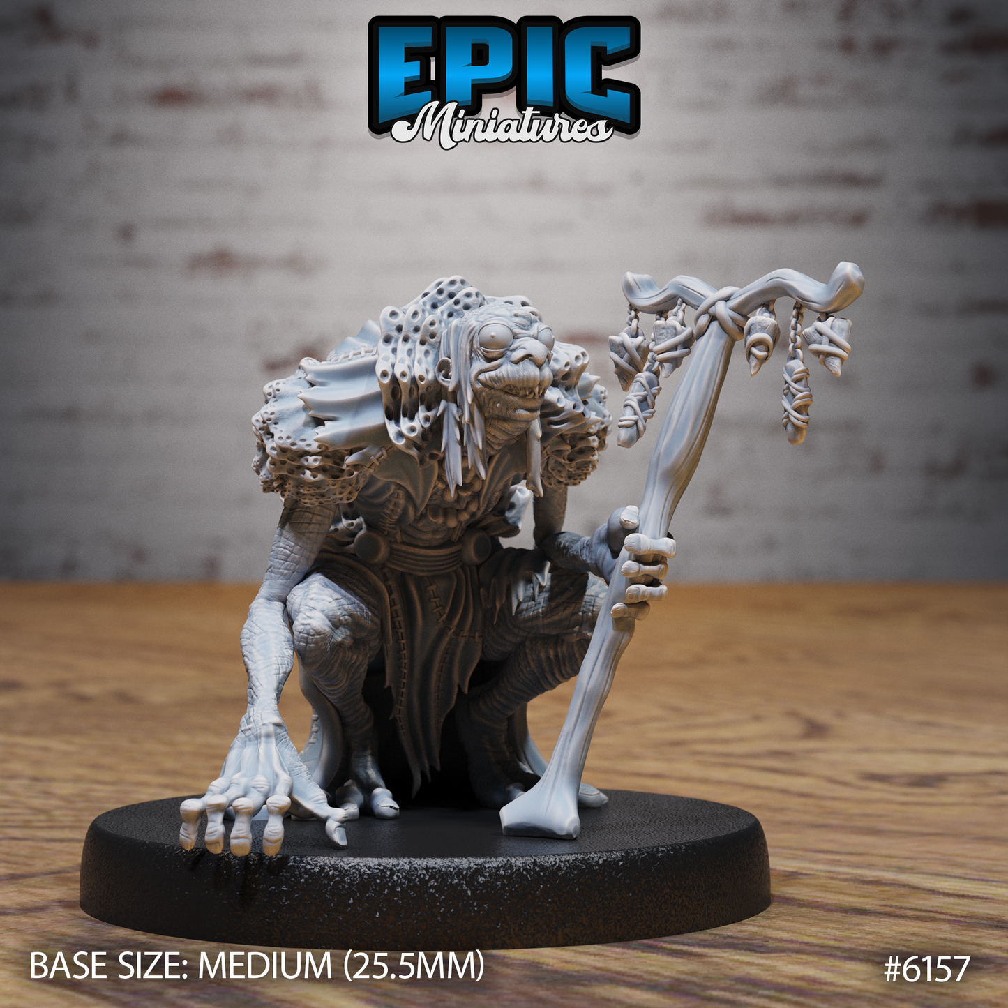 3D Resin Miniature Swamp Elder - D&D Epic Miniatures