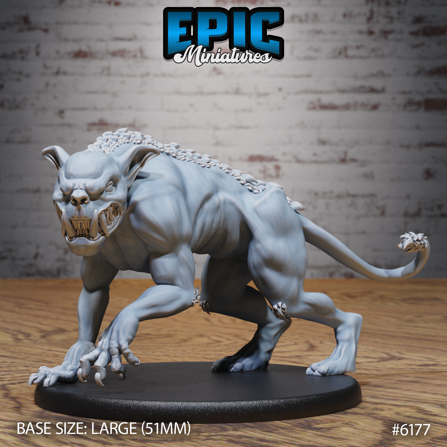 3D Resin Miniature Chupacabra - D&D Epic Miniatures