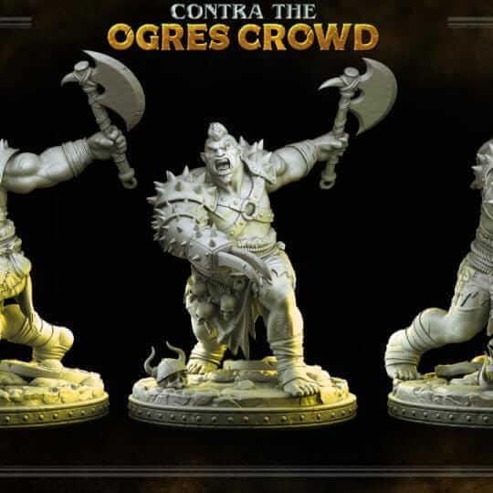 Thurok Ogre Chieftain - Contra the Ogres Crowd - Masters of Dungeons - Primal Collectibles