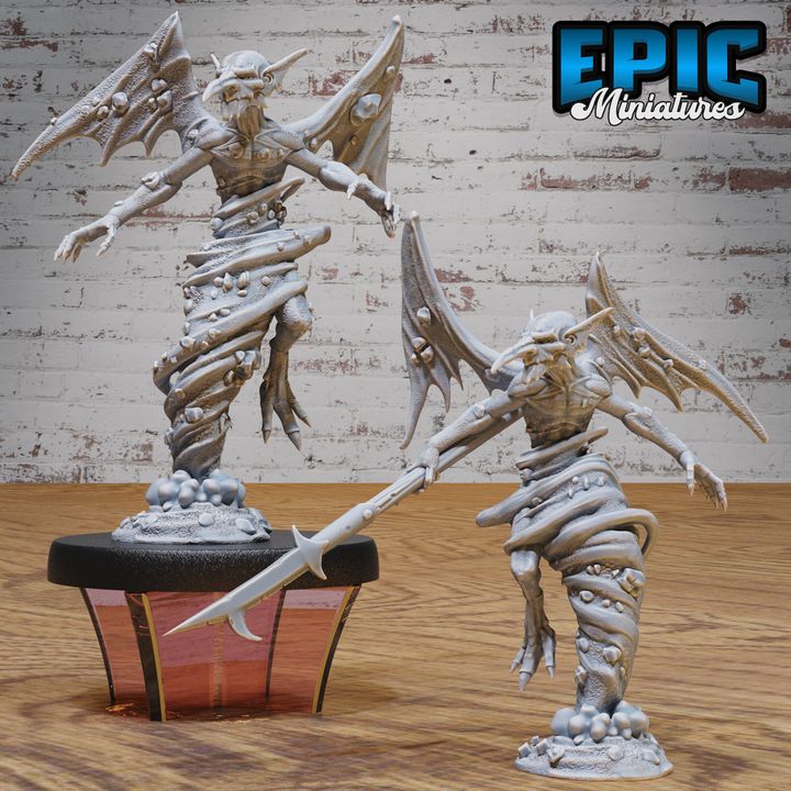 3D Resin Miniature Sand Mephit - D&D Epic Miniatures