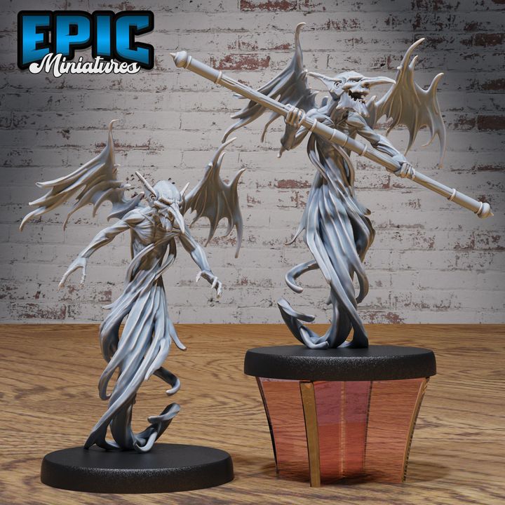 3D Resin Miniature Air Mephit - D&D Epic Miniatures