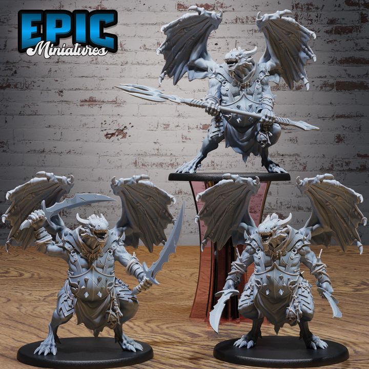 3D Resin Miniature Draconian Butcher - D&D Epic Miniatures