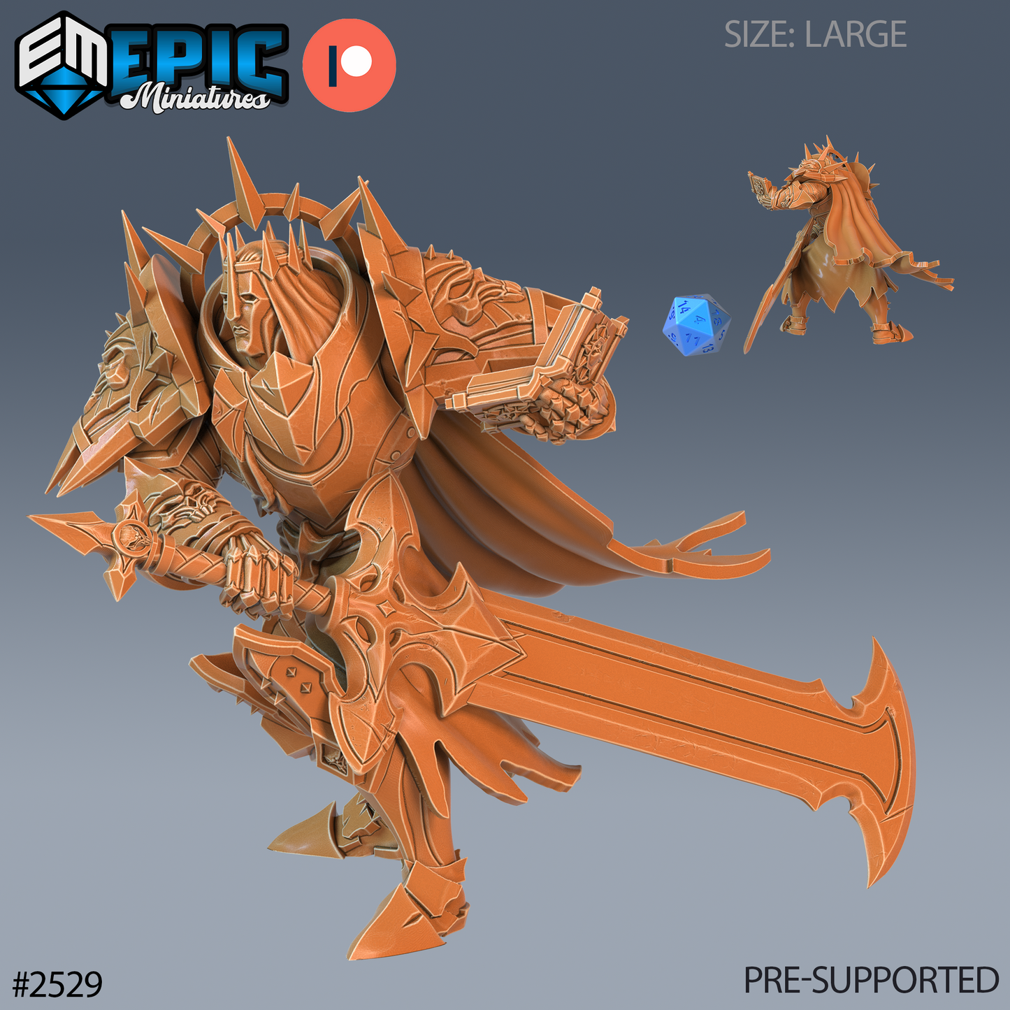 3D Resin Miniature Heavenly Guard - D&D Epic Miniatures