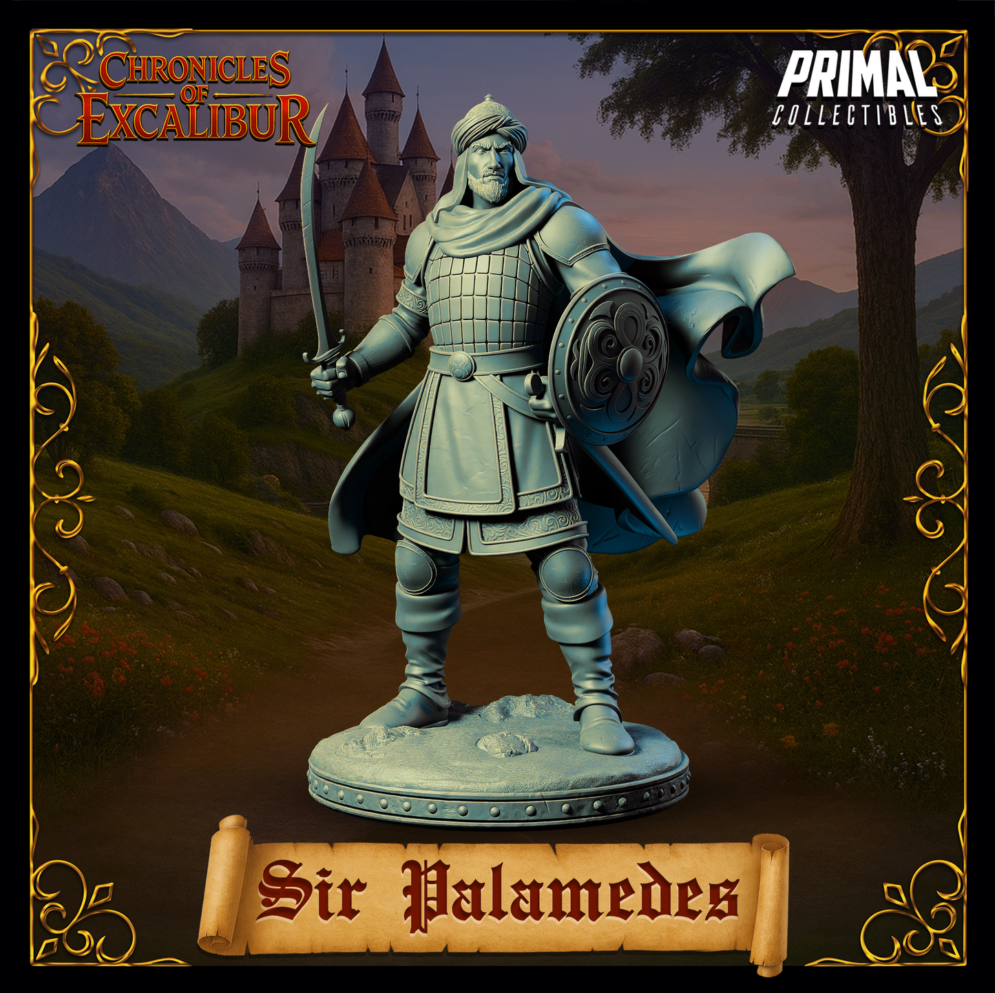 Knight Sir Palamedes - Chronicles of Excalibur
