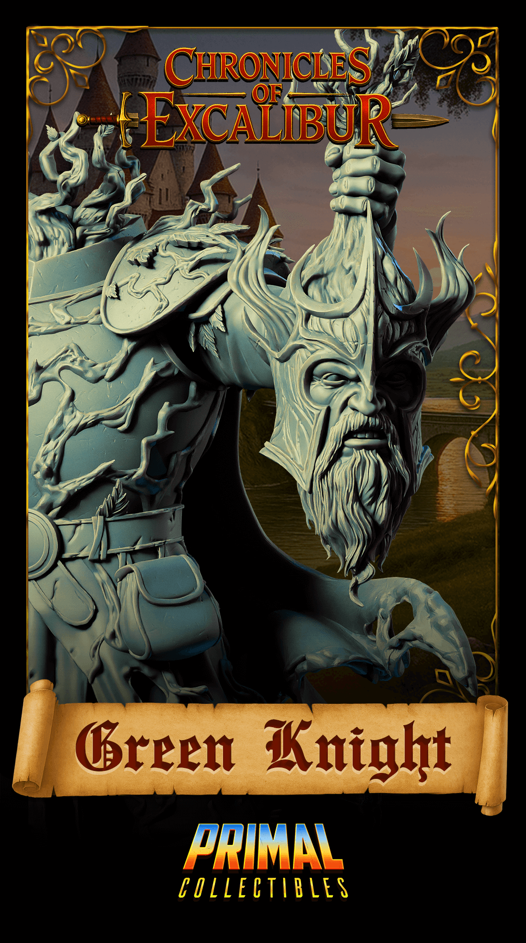 Mystic Knight Green Knight - Chronicles of Excalibur