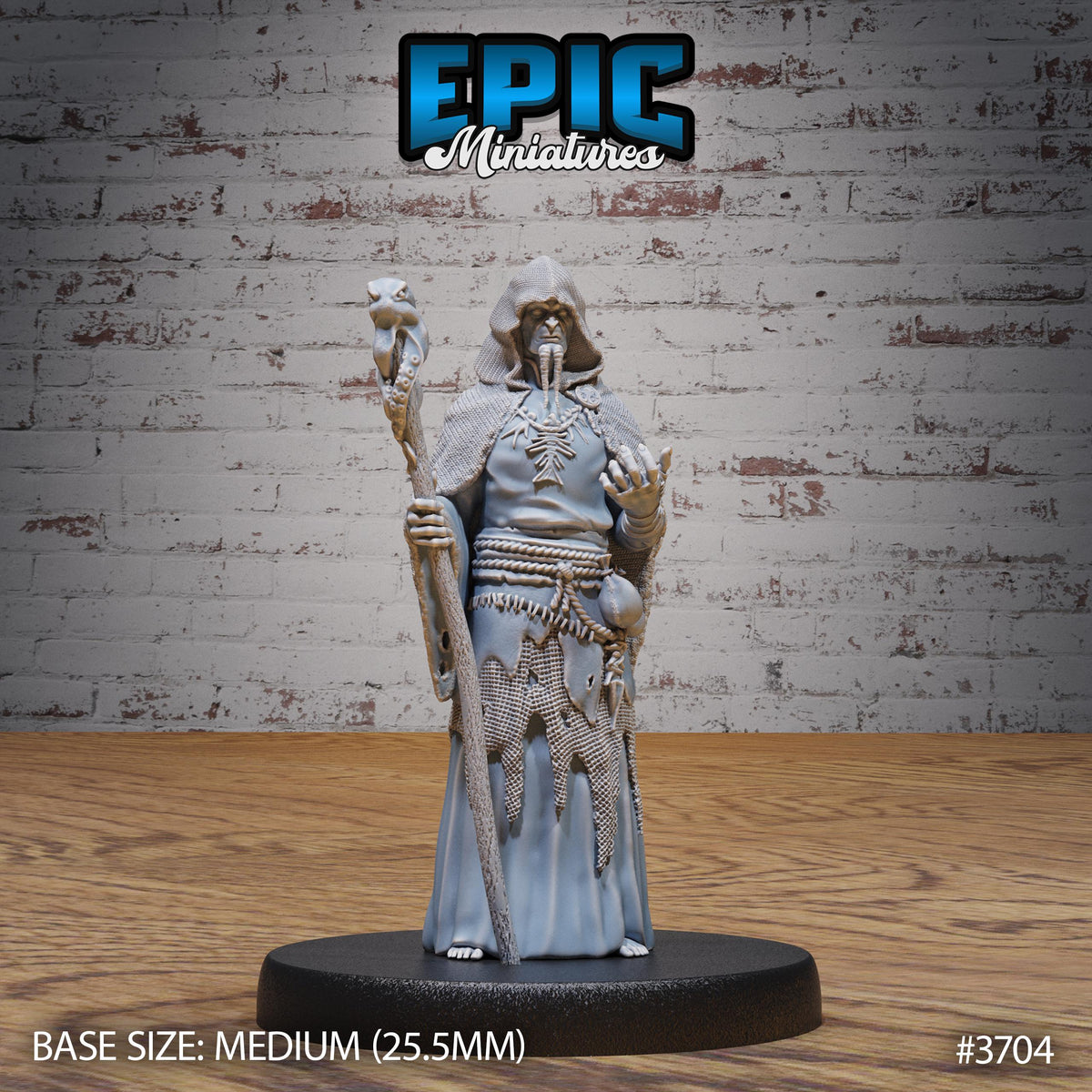 3D Resin Miniature Necronomicon Heir - D&D Epic Miniatures