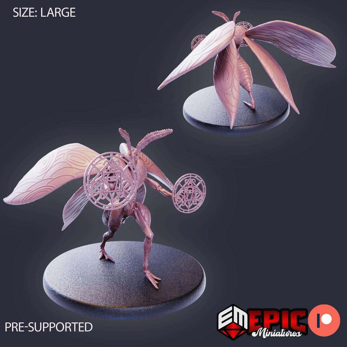 Moth Queen - Epic Miniatures - Dungeons and Dragons
