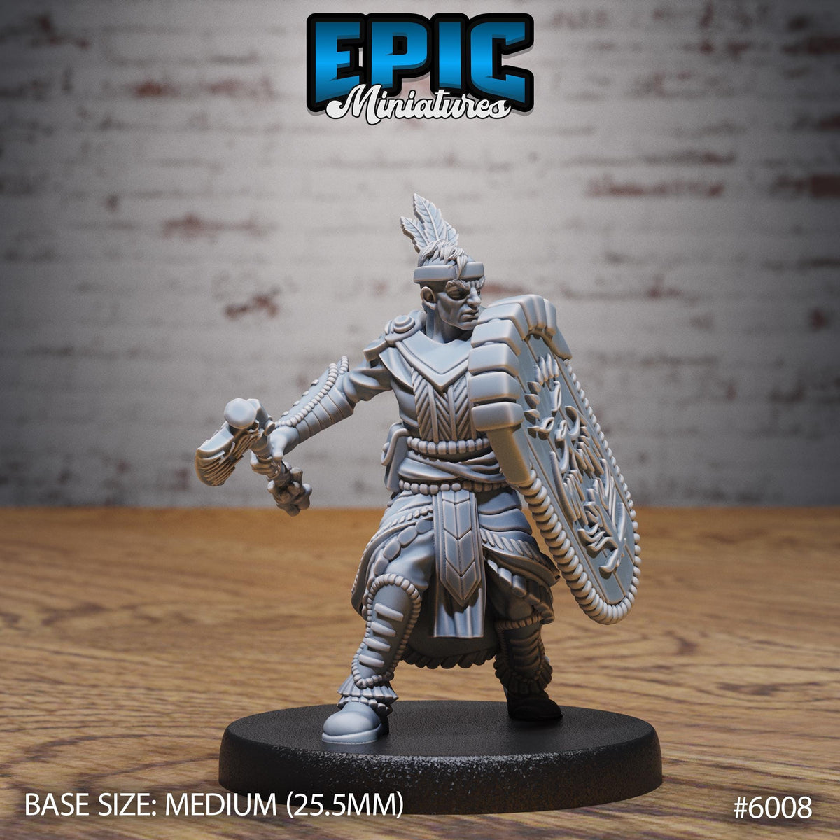 3D Resin Miniature Native Tribe set 1 - D&D Epic Miniatures