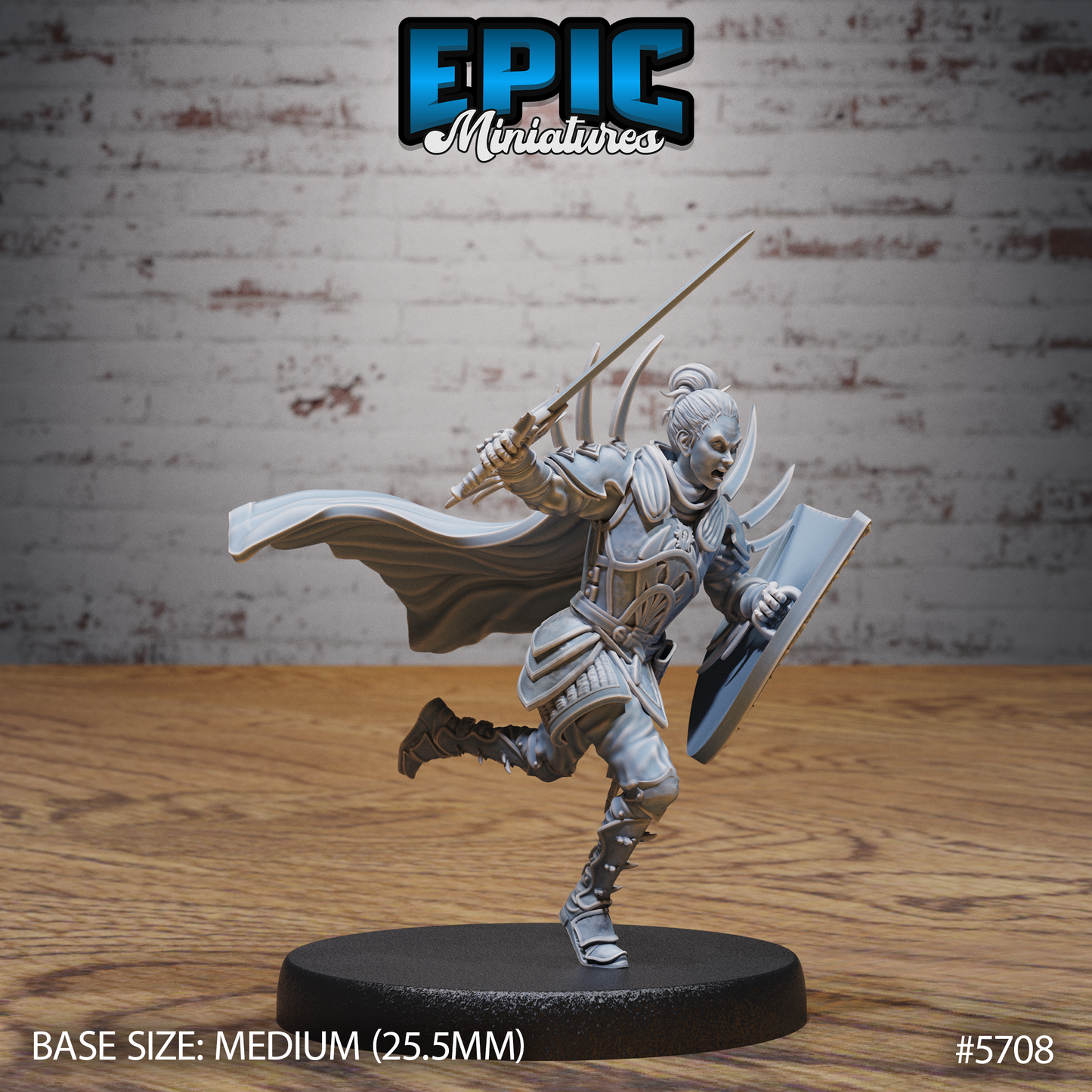 Dragon Huntress Knight v2 – Epic Fantasy Resin FigureDragon Huntress Knight MiniatureDiscover the Dragon Huntress Knight miniature – perfect for D&D, TTRPGs, and fantasy tabletop games. Printed in high-detail resin, ready to