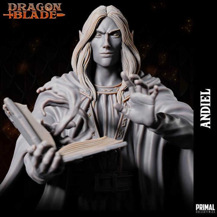 Andiel Dark Elf Wizard - Dragonblade - Masters of Dungeon Quest