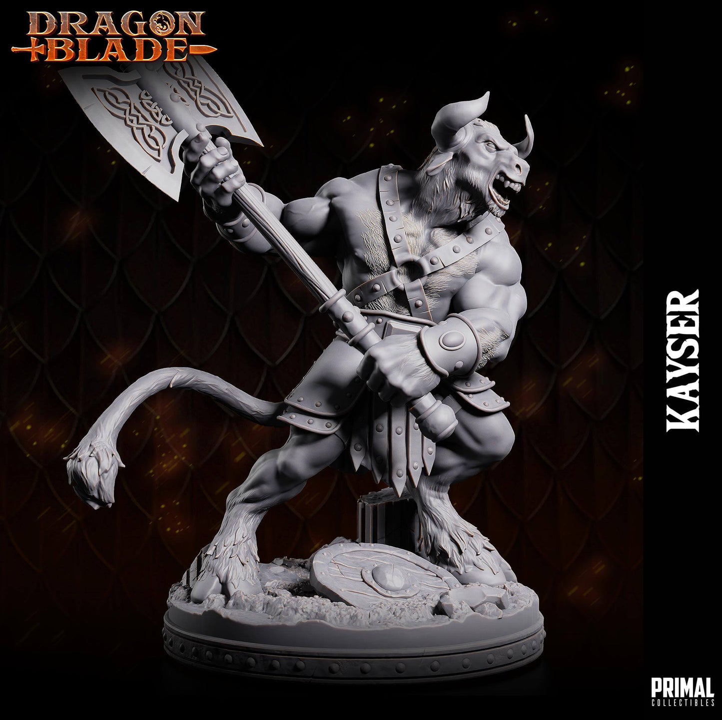 Kayser Minotaur Dragonblade - Masters of Dungeon Quest