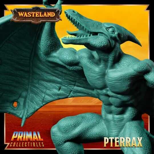 Pterrax - Wasteland 3D Printed Resin RPG/Tabletop/Boardgames Miniature Primal Collectibles