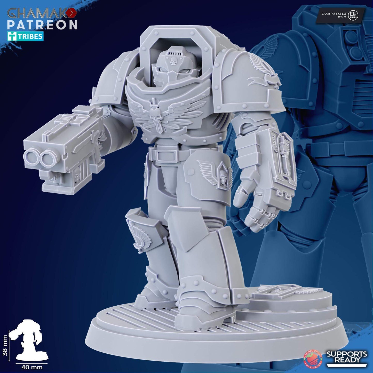 Angels of Death - Ghamak Miniatures Grimdark Void Marines