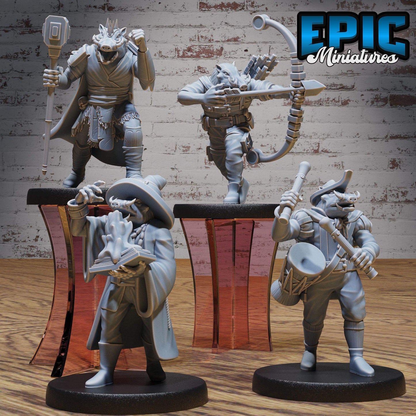 Warthog Folk Tribe - D&D Epic Miniatures and Dragons