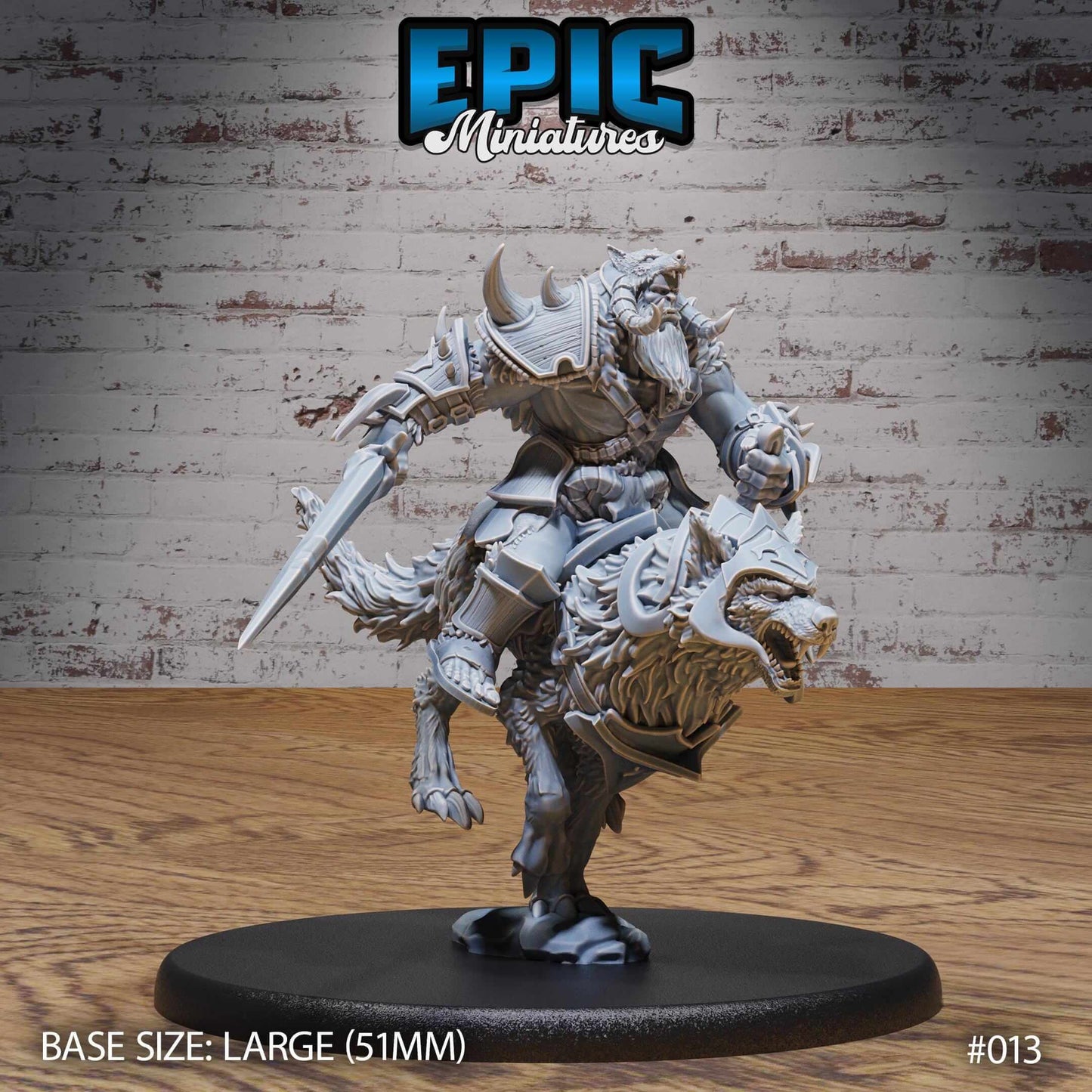 Orc Wolf Riders - Epic Miniatures - Dungeons and Dragons
