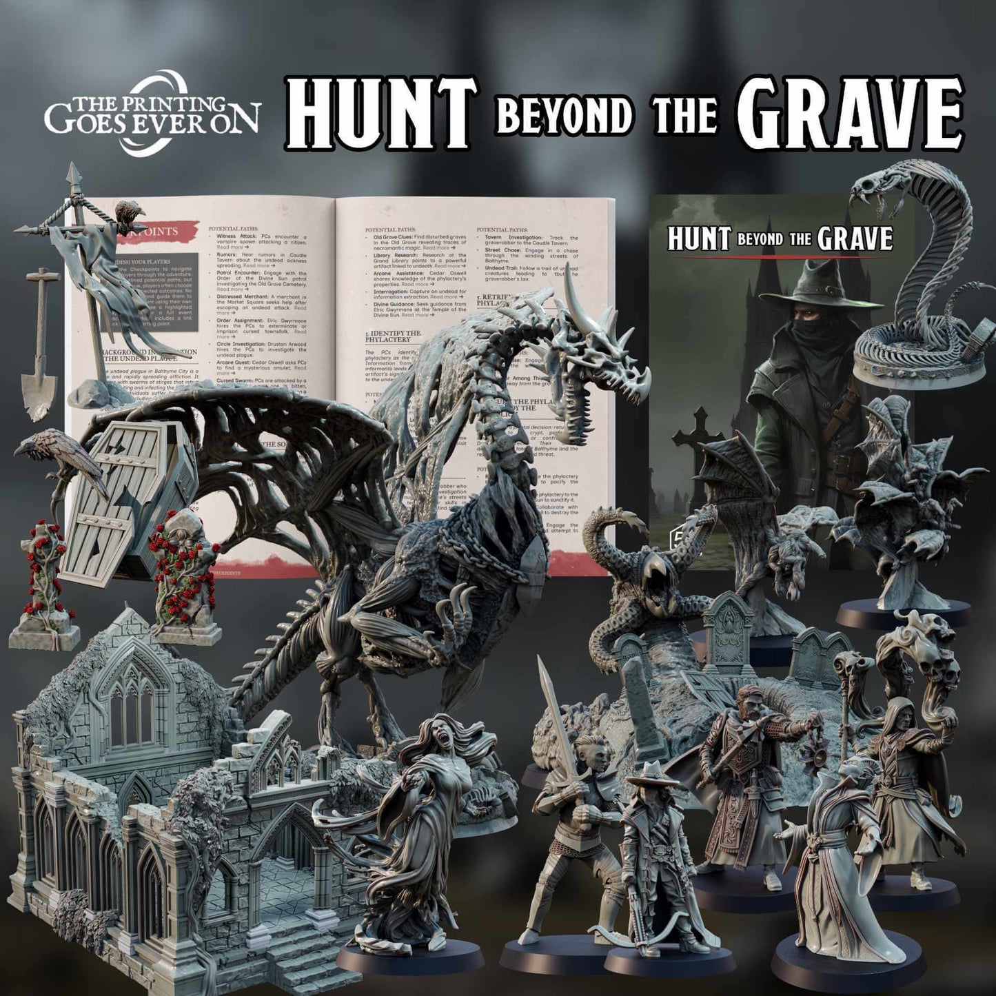 Dracolich - Hunt Beyond the Grave - The Printing Goes Ever On