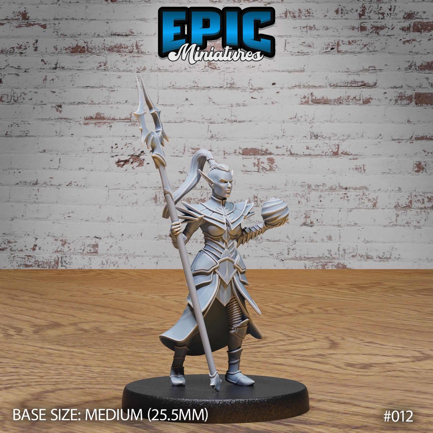 Dark Elf - Drow - Sorceress - D&D Epic Miniatures and Dragons