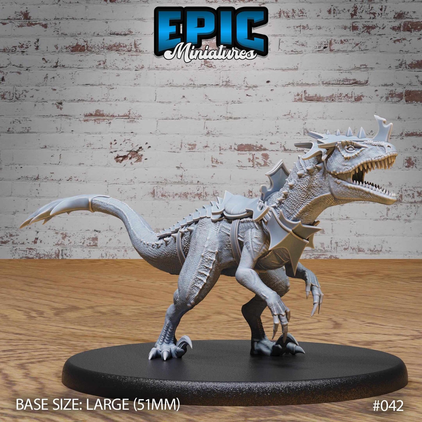 Dark Elf - Drow - Lizard Rider- D&D Epic Miniatures and Dragons