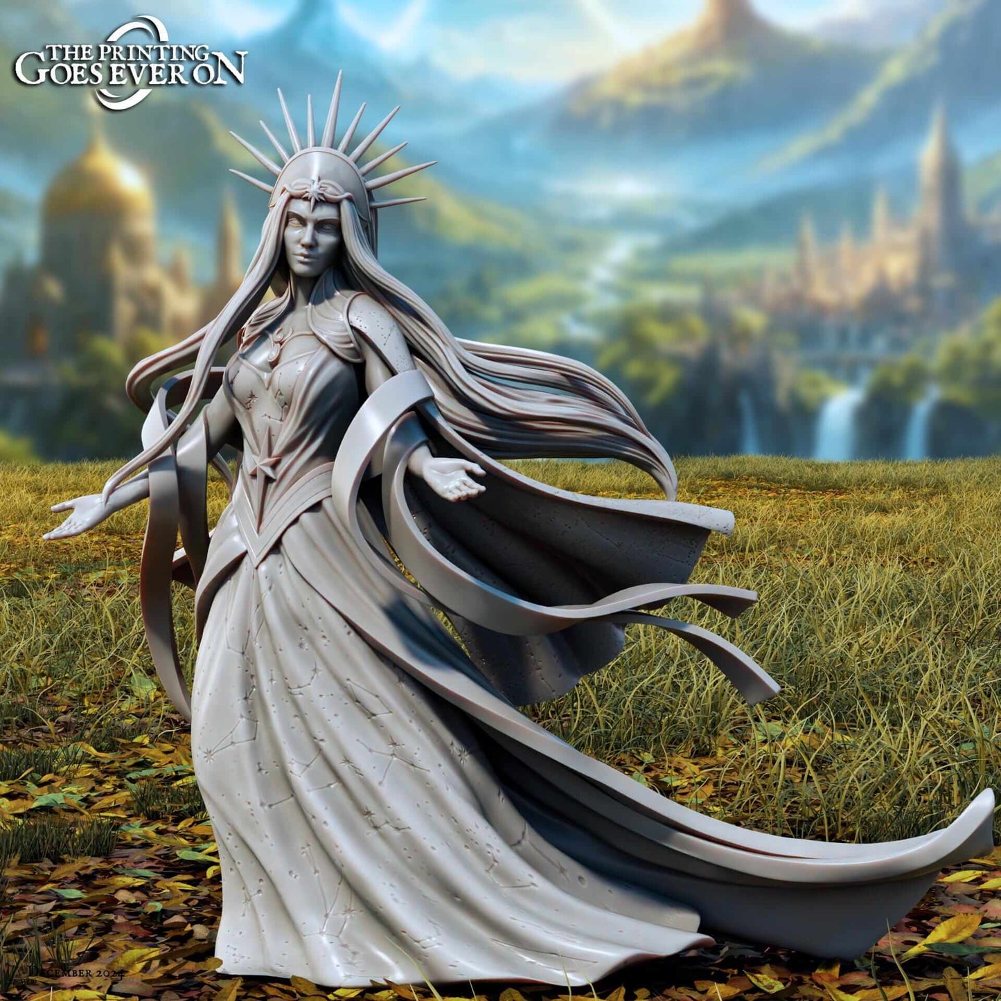 Velyssia Goddess of the Stars - Tales of the Radiant Shores - The Printing Goes Ever On