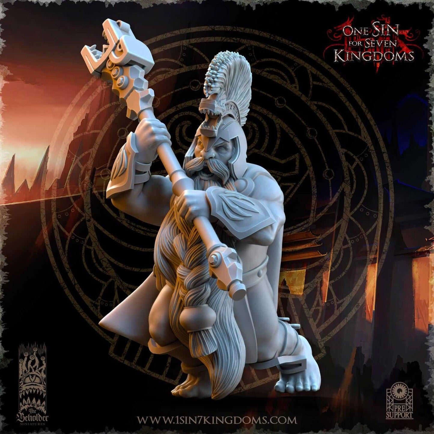 Unterdrakes of the Molten Core - Dwarf Kingdoms - One Sin for Seven Kingdoms - Beholder Miniatures