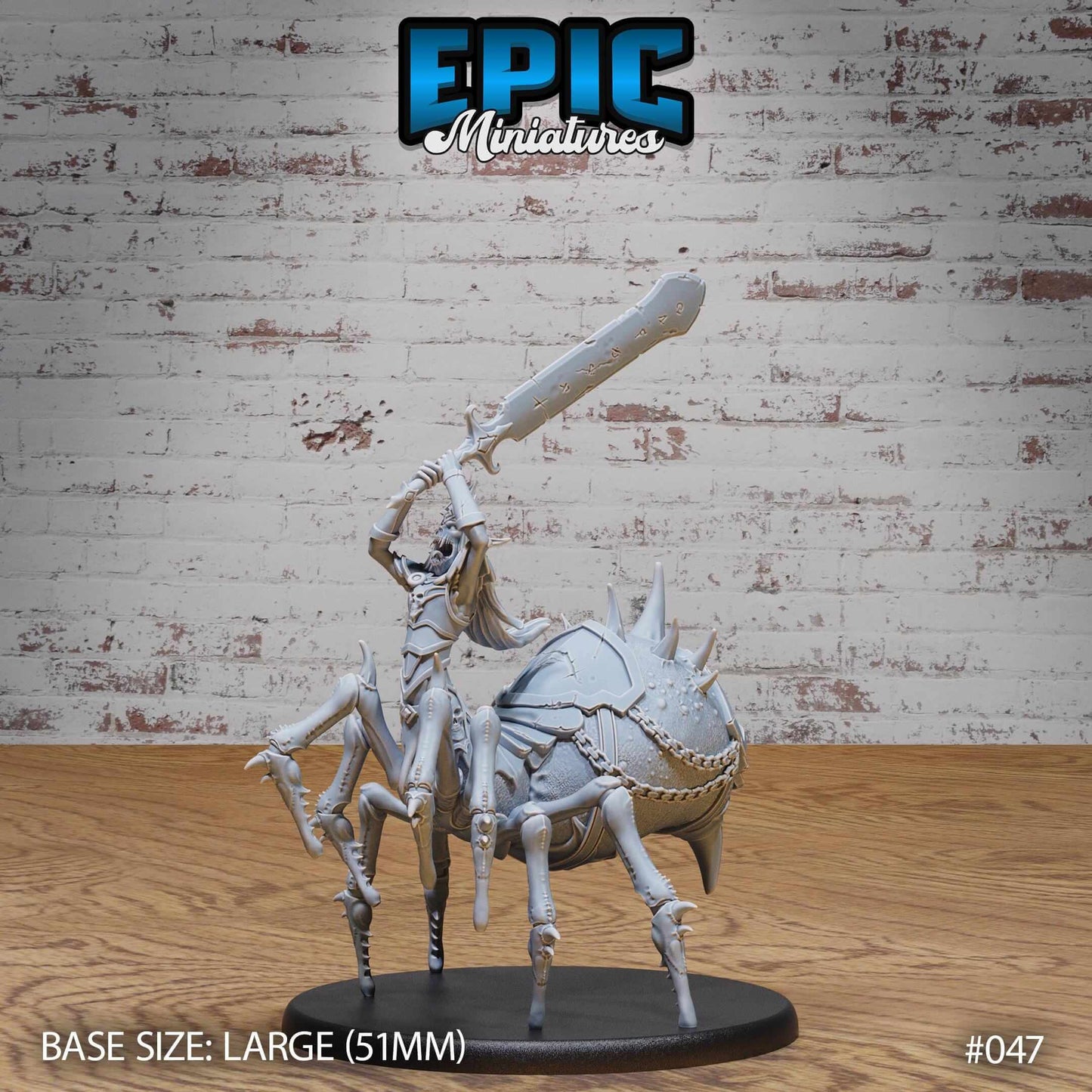 Dark Elf - Drow - Drider Lich Lord - D&D Epic Miniatures and Dragons