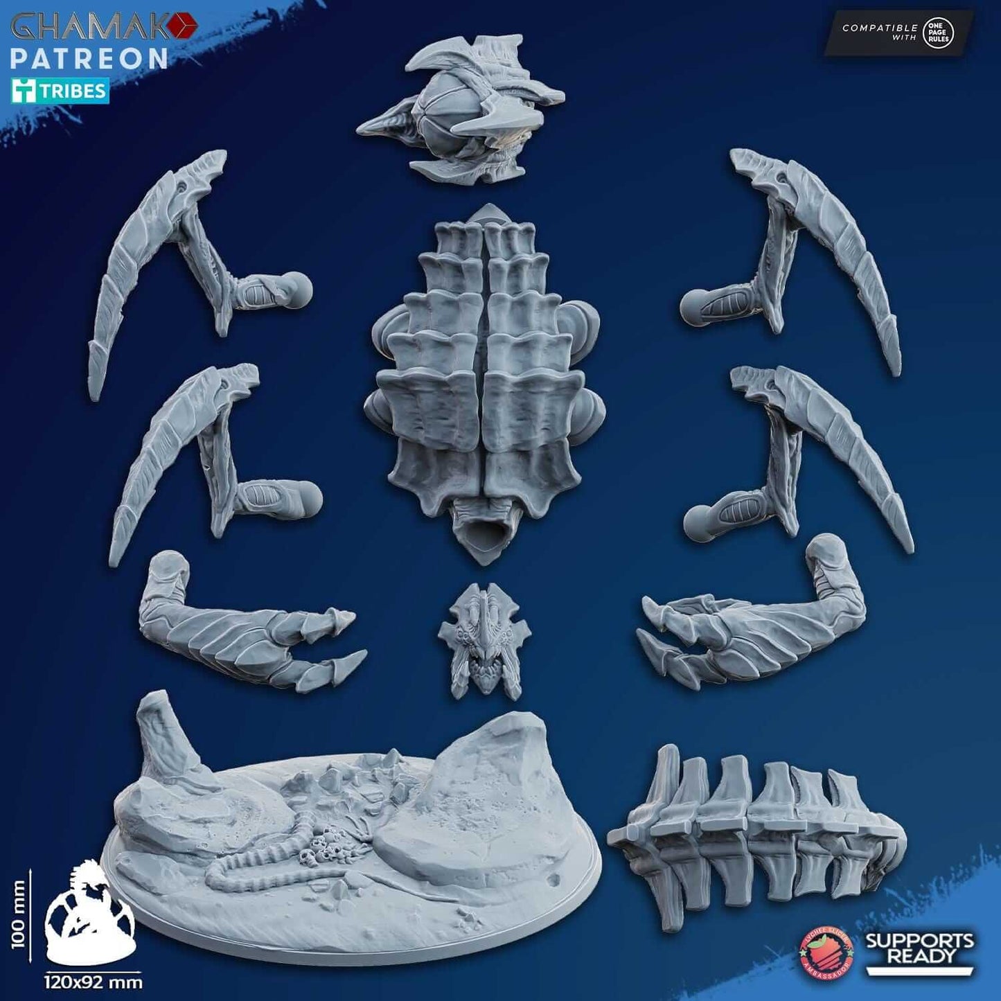 Plasmatic Scorpid - Grimdark Great Devourer -Ghamak Miniatures