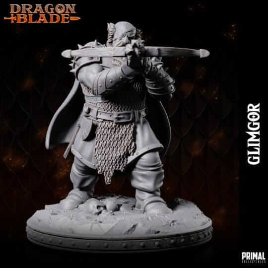 Glimgor Dark Dwarf - Dragonblade - Masters of Dungeon Quest