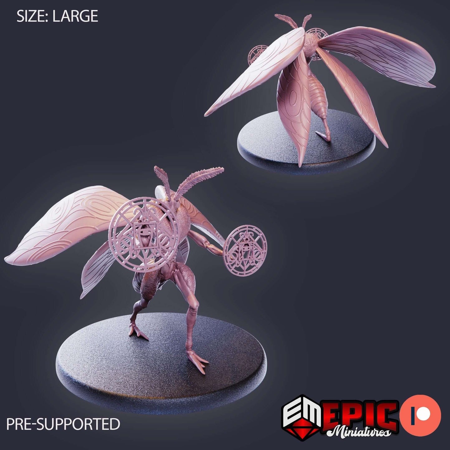 Moth Queen - Epic Miniatures - Dungeons and Dragons