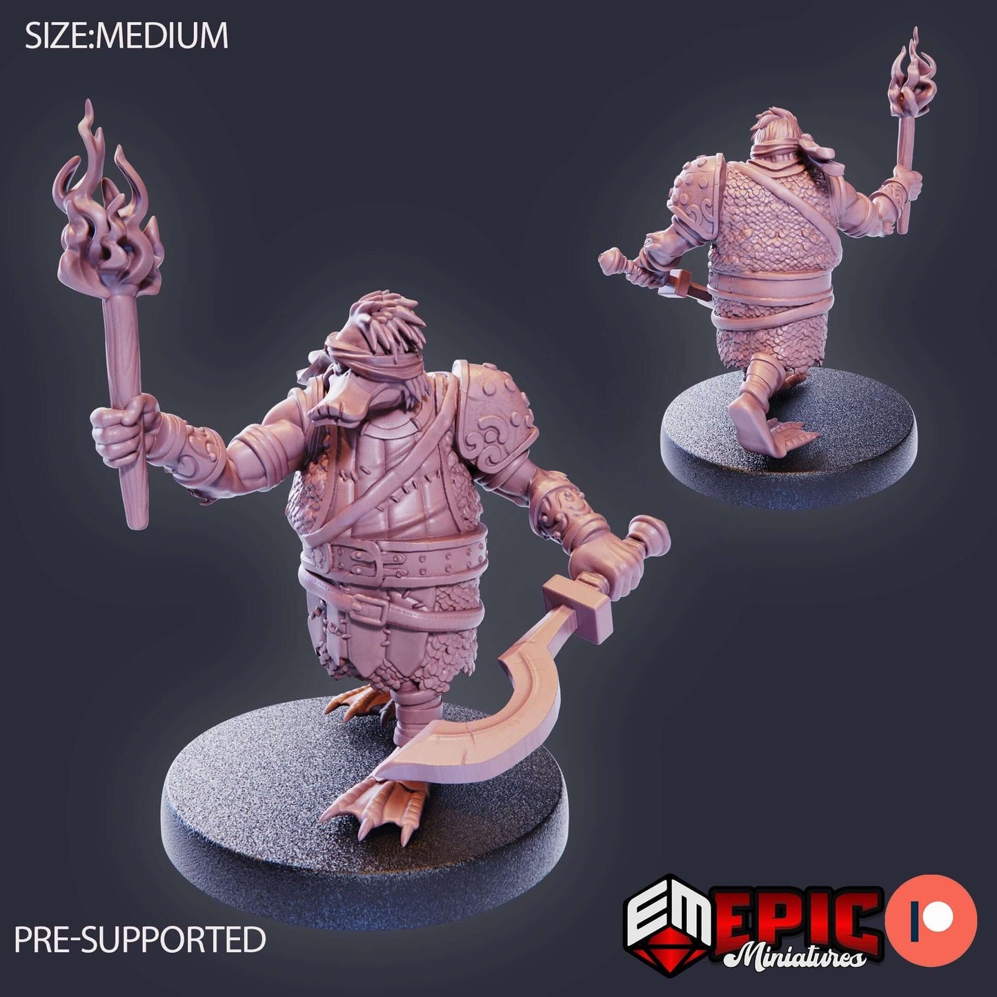 Duck Folk Mercenaries - D&D Epic Miniatures and Dragons