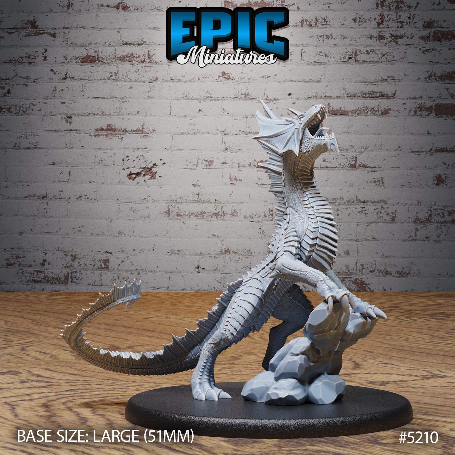 Guard Drakes Brass - Epic Miniatures - Dungeons and Dragons