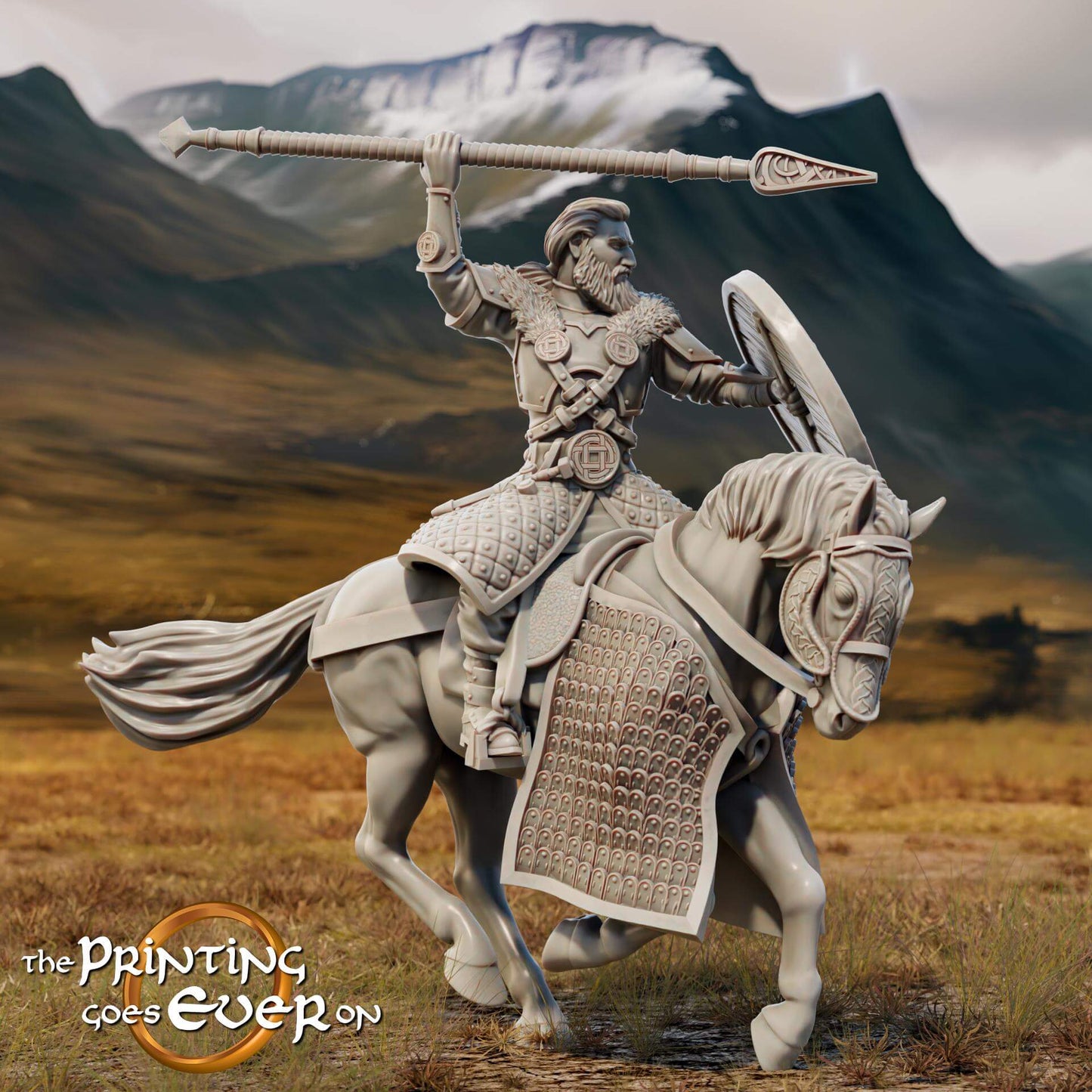 Prince Ebremer foot and mounted - Last Stand - Printing Goes Ever On