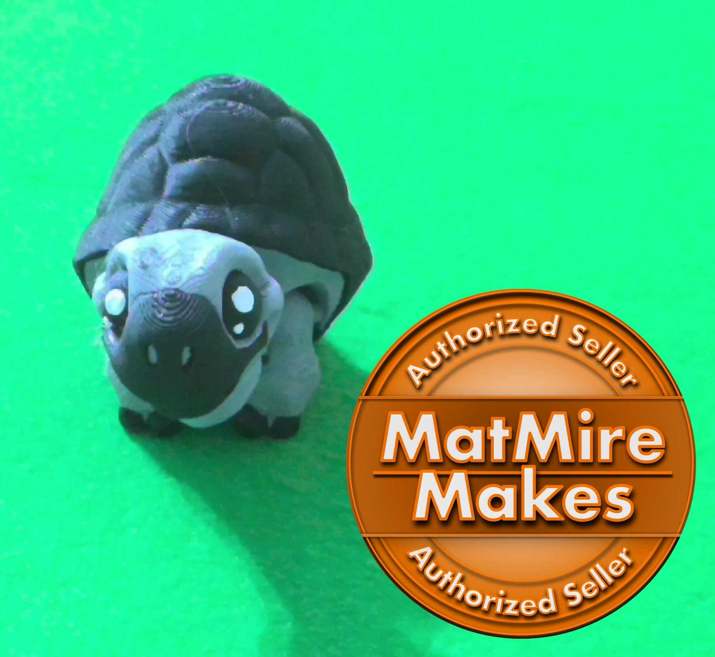 Mini Tortoise , Articulated fidget, Print-In-Place, Tortoise Flexi