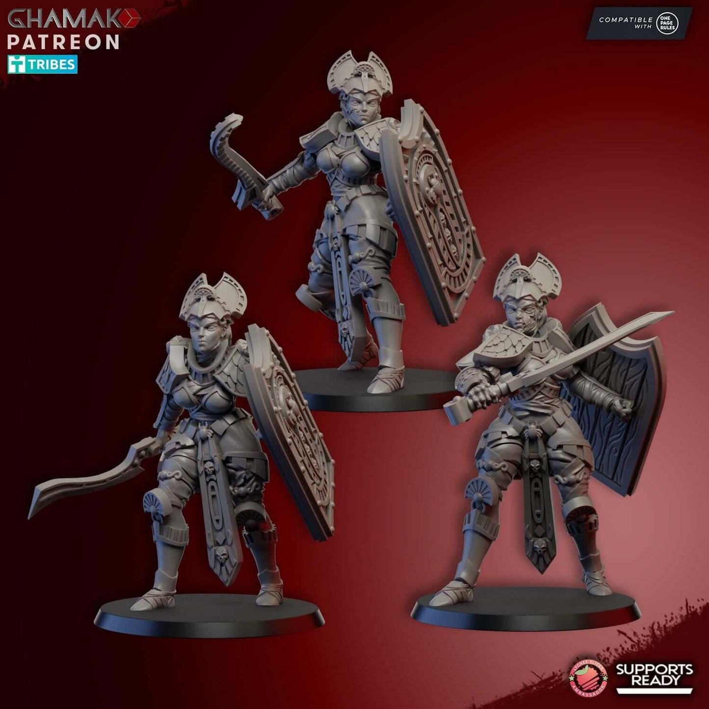 Tomb Guardians - Vampiric Lords - Miniatures by Ghamak