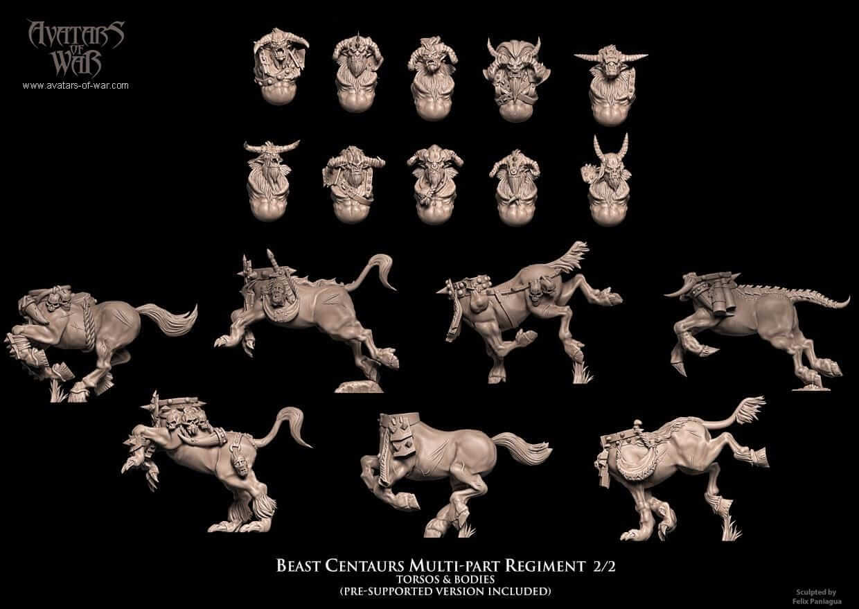 Beast Centaurs Regiment - Avatars of War