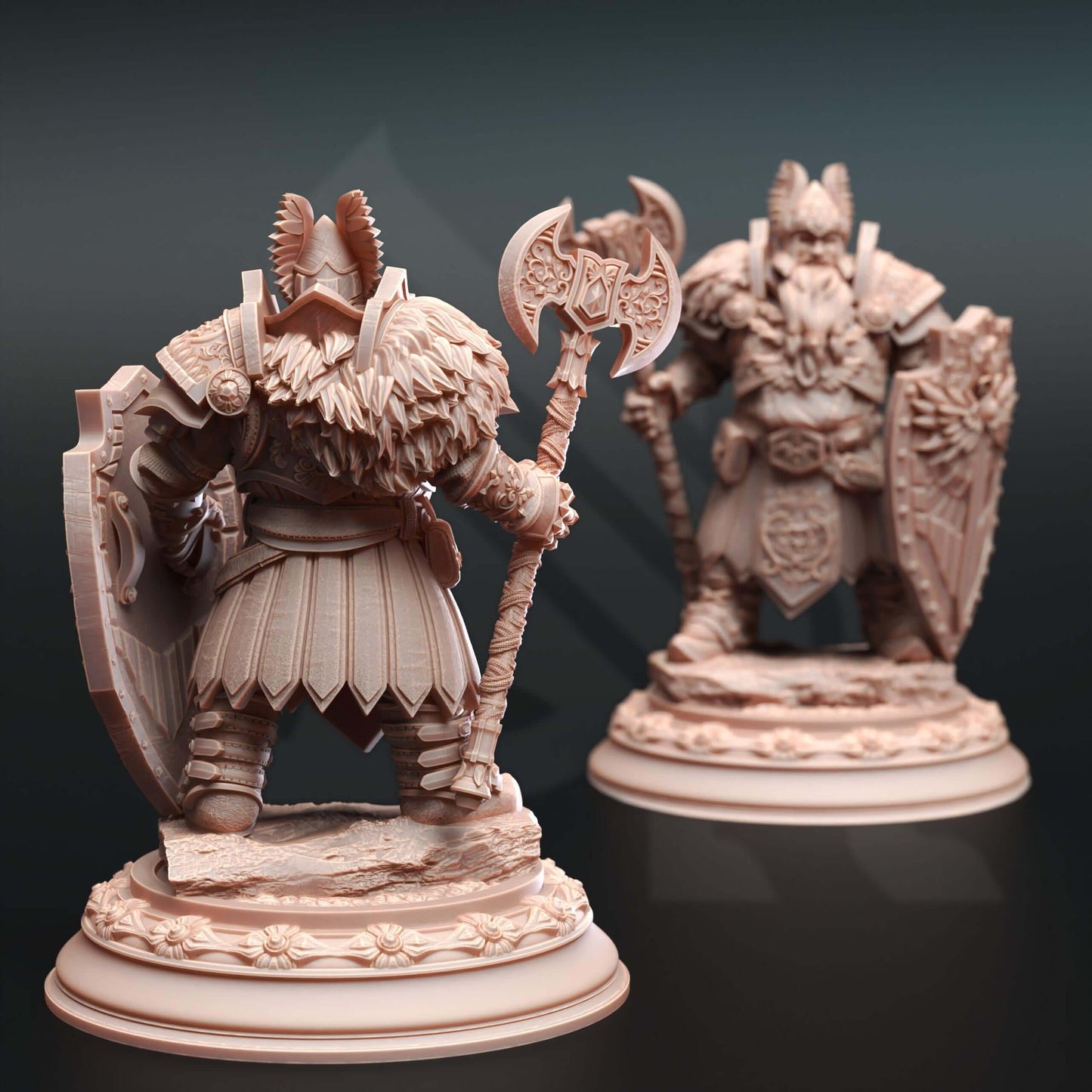 Dwarven Cleric of Life & Glory - Tors of Delvdor - 3D Printed Resin RPG/Tabletop/Boardgames Miniature DM Stash